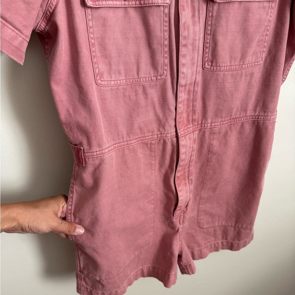 Madewell Garment-dyed Coverall Romper - Picture 6 of 10